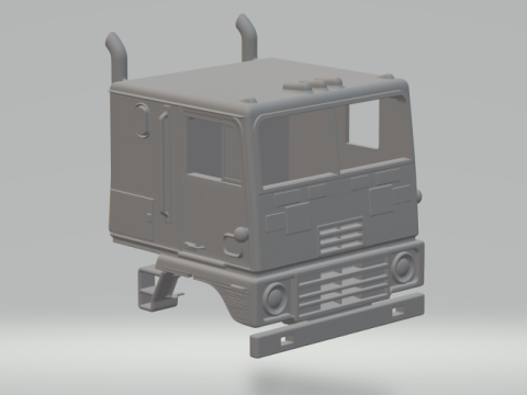 Dodge l1000 kabini 3D Baskı Modeli