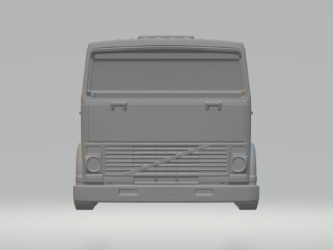 Volvo F7 de los años 80 Modelo de impresión 3D