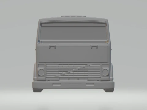 1980s Volvo F7 3D Print Model