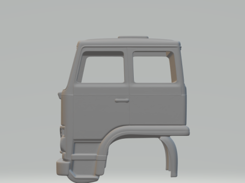 Volvo F7 de los años 80 Modelo de impresión 3D