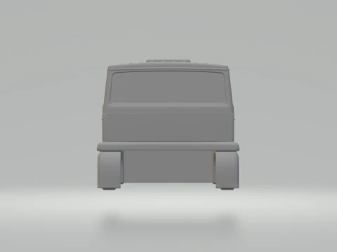 1980s Volvo F7 3D Print Model