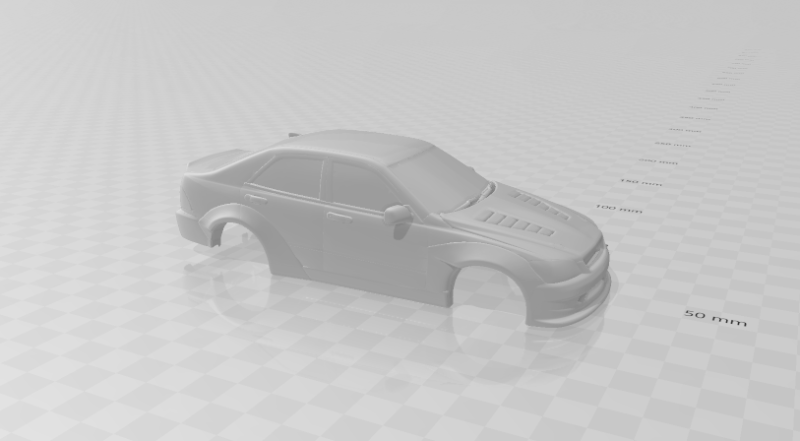 Niestandardowy samochód Lexusa Model do druku 3D .c4d .max .obj .3ds .fbx .stl .blend 