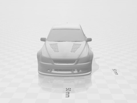 Niestandardowy samochód Lexusa Model do druku 3D