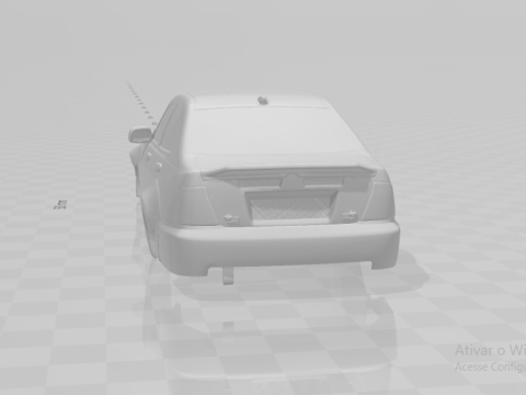 Niestandardowy samochód Lexusa Model do druku 3D