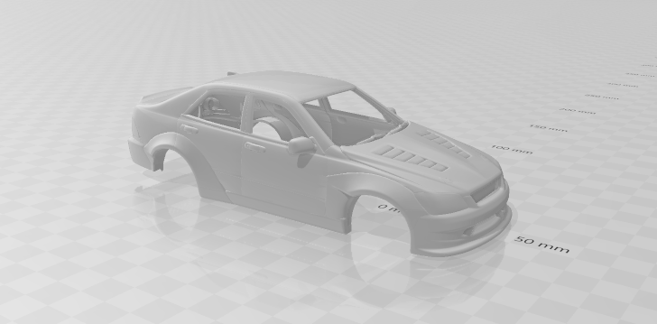 Niestandardowy samochód Lexusa Model do druku 3D .c4d .max .obj .3ds .fbx .stl .blend 