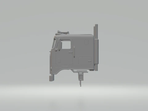 Peterbilt cab over truck 3D Print Model