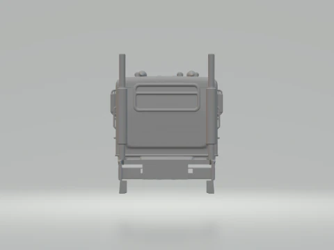 Peterbilt cab over truck 3D Print Model