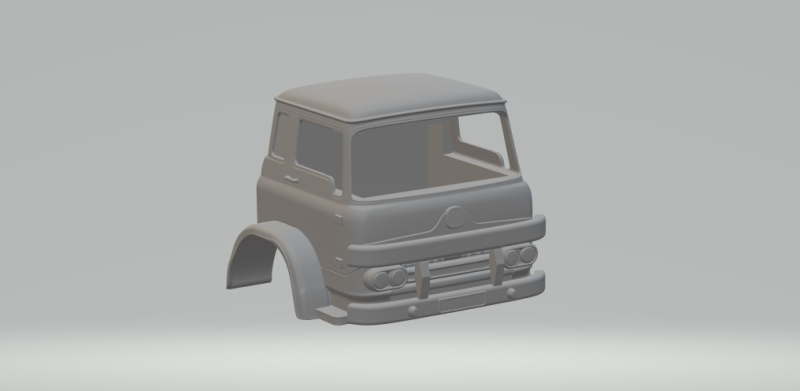 Ciężarówka Bedford TK Model do druku 3D .c4d .max .obj .3ds .fbx .stl .blend 