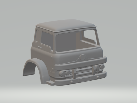 Bedford TK-LKW 3D Druckmodell
