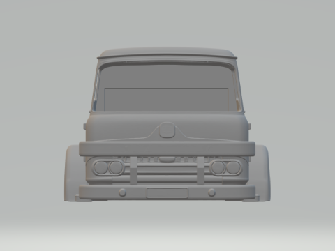 Ciężarówka Bedford TK Model do druku 3D