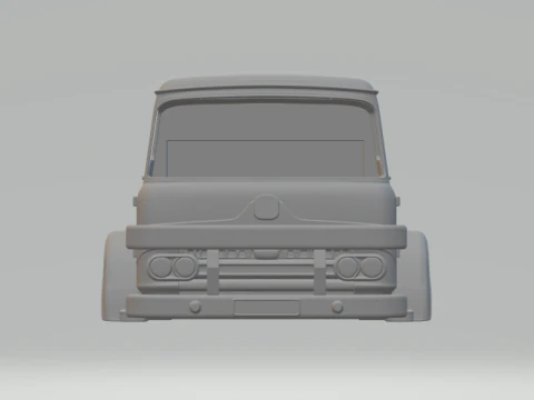 Bedford TK truck 3D Print Model