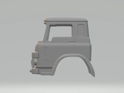Bedford TK truck 3D Print Model