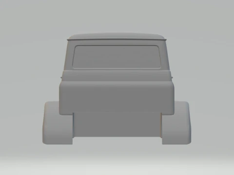 Bedford TK truck 3D Print Model