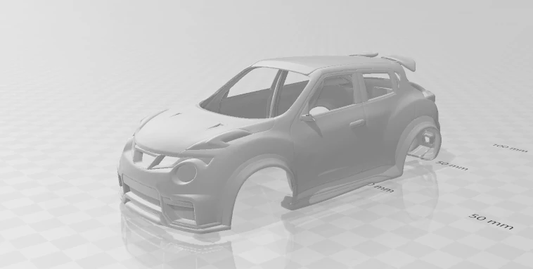 Nissan juke r 3D Print Model .c4d .max .obj .3ds .fbx .stl .blend 