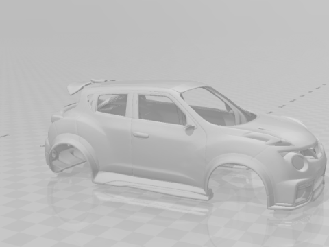 Nissan juke r 3D Druckmodell