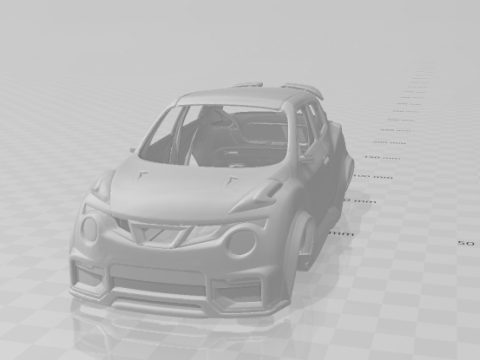 Nissan juke r 3D Druckmodell