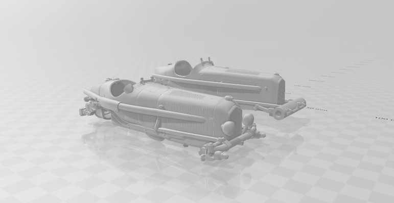 Carro de corrida Alfa Romeo Modelo de Impressão 3D .c4d .max .obj .3ds .fbx .stl .blend