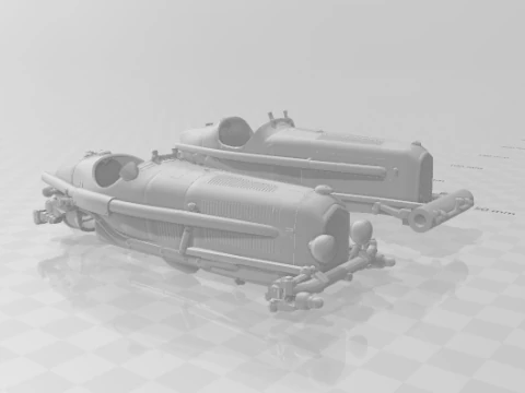 Alfa romeo race car 3D Print Model