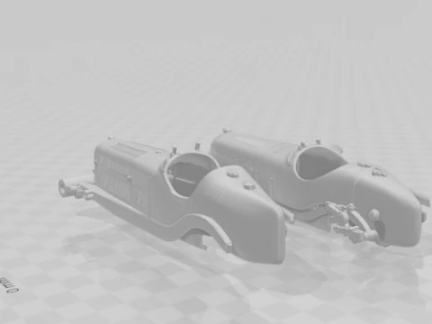 Alfa romeo race car 3D Print Model