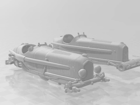 Alfa romeo race car 3D Print Model