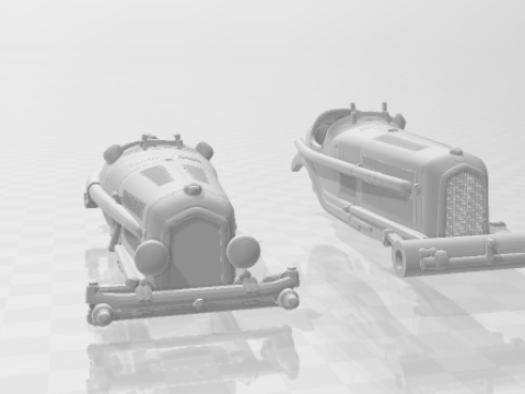 Carro de corrida Alfa Romeo Modelo de Impressão 3D