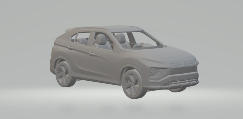 Mitsubishi eclipse cross 3D Print Model .c4d .max .obj .3ds .fbx .stl .blend 