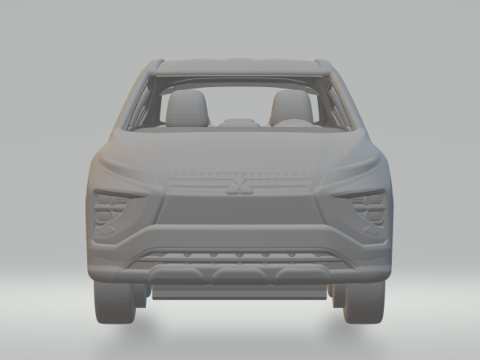 Croix d'éclipse de Mitsubishi Modèles 3D en vedette