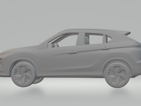 Croix d'éclipse de Mitsubishi Modèles 3D en vedette