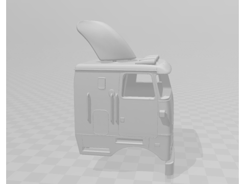 Dorminhoco Cabover White Western Star 1979 Modelo de Impressão 3D