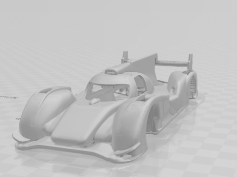 아우디 r18 3D 프린트 모델