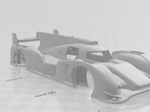 아우디 r18 3D 프린트 모델