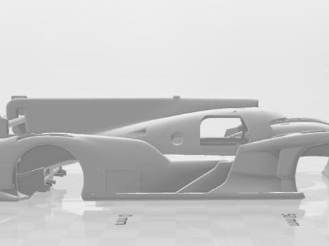 아우디 r18 3D 프린트 모델