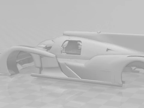 Audi r18 3D Print Model
