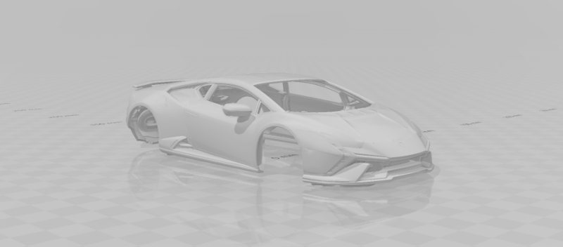 Huracan 3D Print Model .c4d .max .obj .3ds .fbx .stl .blend 