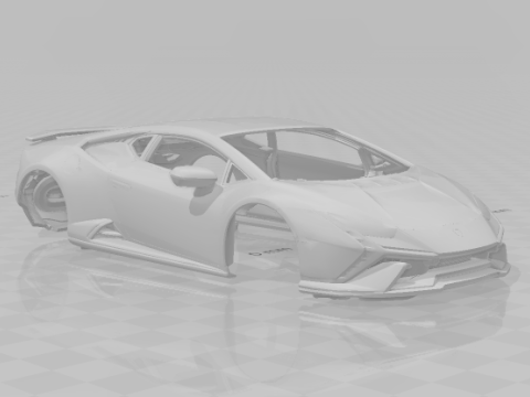 Huracán Modelo de impresión 3D