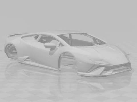 Huracan Modèles 3D en vedette