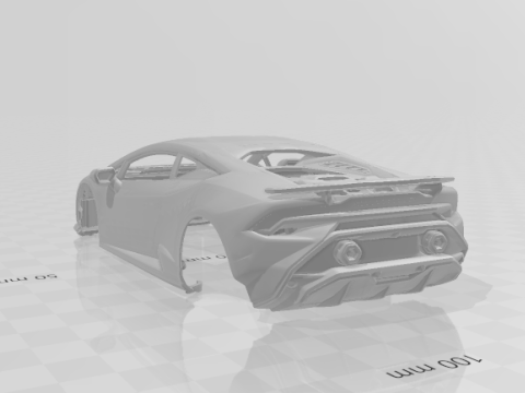 Huracan 3D Print Model