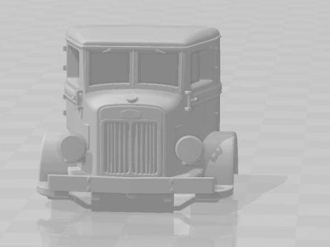 Autocar cabover 3D Print Model