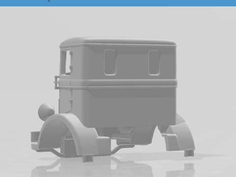 Autocar cabover 3D Print Model