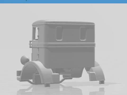 Autocar cabover 3D Print Model