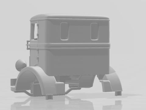 Autocar cabover 3D Print Model