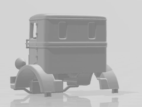 Autocar cabover 3D Print Model