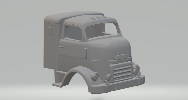 Gmc coe cabin 3D Print Model .c4d .max .obj .3ds .fbx .stl .blend 