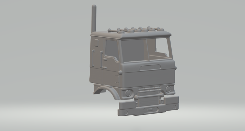 Gmc coe cabin 3D Print Model .c4d .max .obj .3ds .fbx .stl .blend 