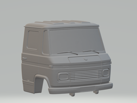 Mercedes benz 608 3D Print Model