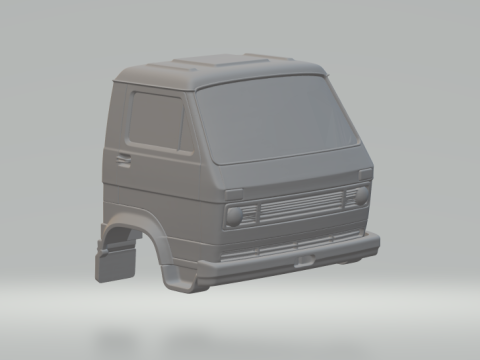 Volkswagen truck 790 cabin 3D Print Model