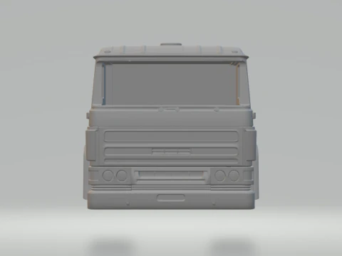 Daf truck cabin 3D Print Model