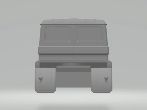 Daf truck cabin 3D Print Model