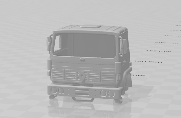 Renault trucks g260 cabin 3D Print Model .c4d .max .obj .3ds .fbx .stl .blend 