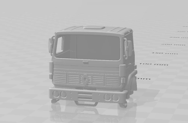 Renault trucks g260 cabin 3D Print Model .c4d .max .obj .3ds .fbx .stl .blend